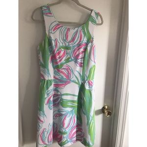 EUC Lilly Pulitzer Bella Dress in Ring the Bellboy